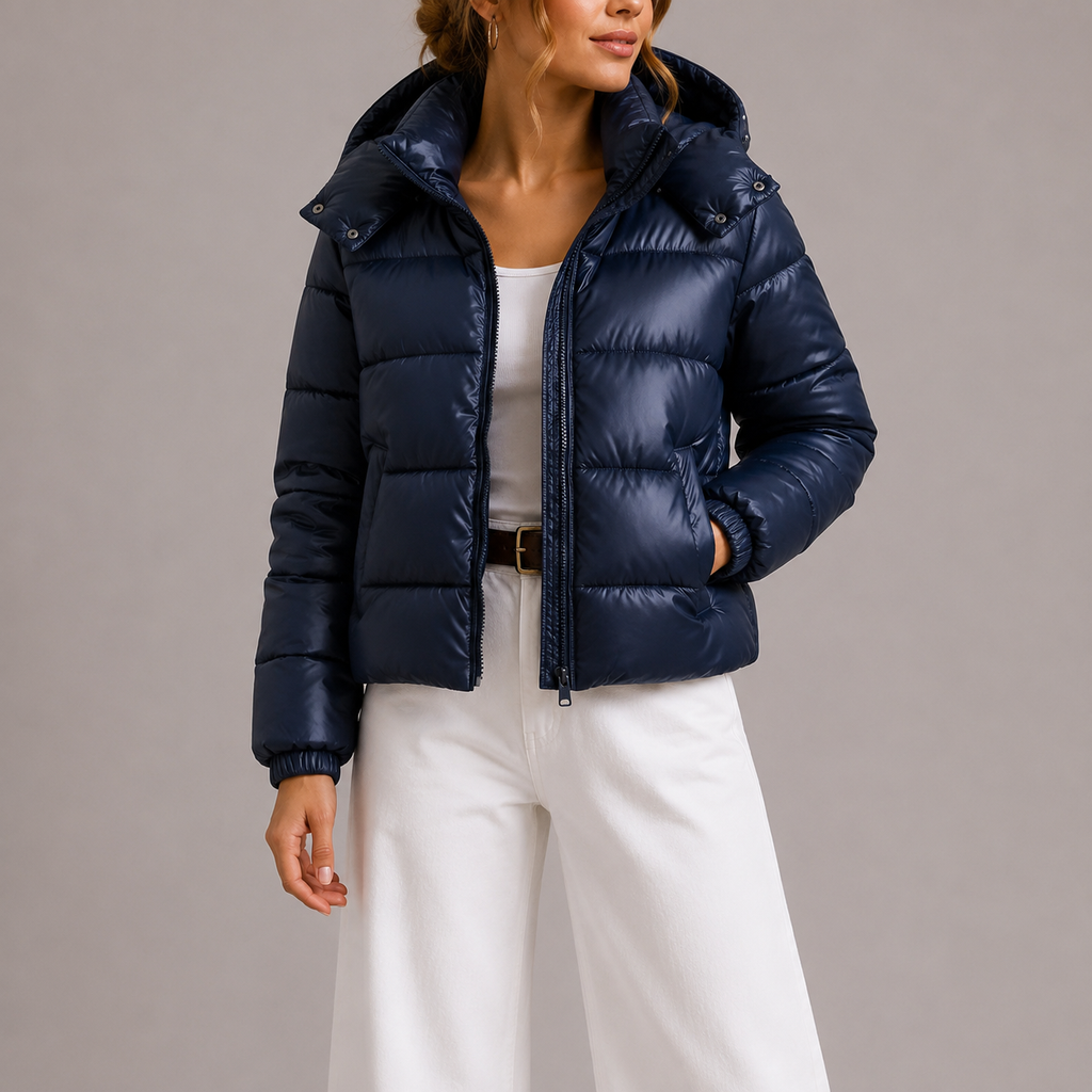 Women's Hooded Quilted Puffer Jacket