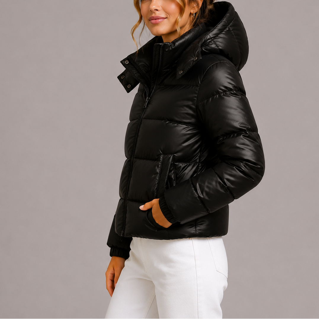 Women's Hooded Quilted Puffer Jacket