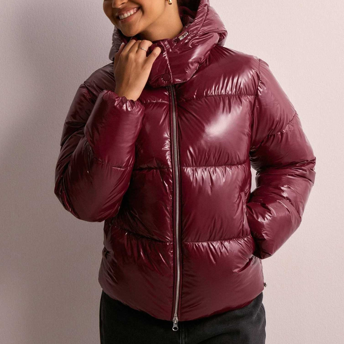 Women's Lightweight Hooded Puffer Jacket
