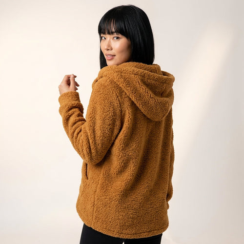 Women's Asymmetric Zip Fleece Hoodie