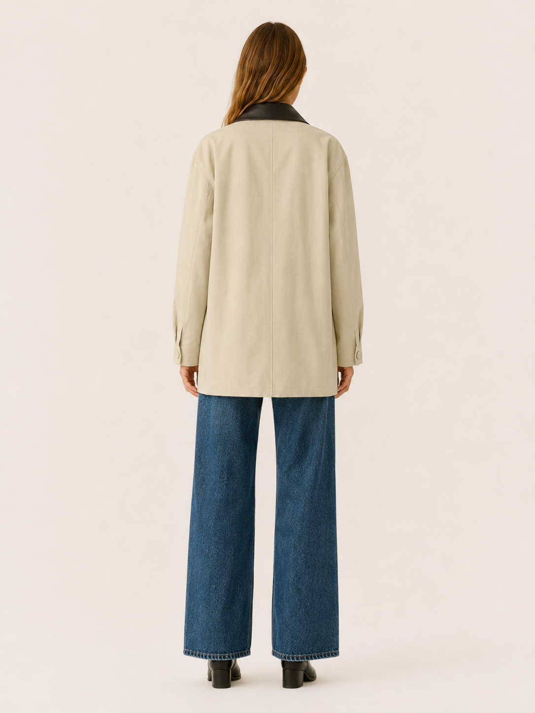 Women's Contrast Collar Barn Jacket
