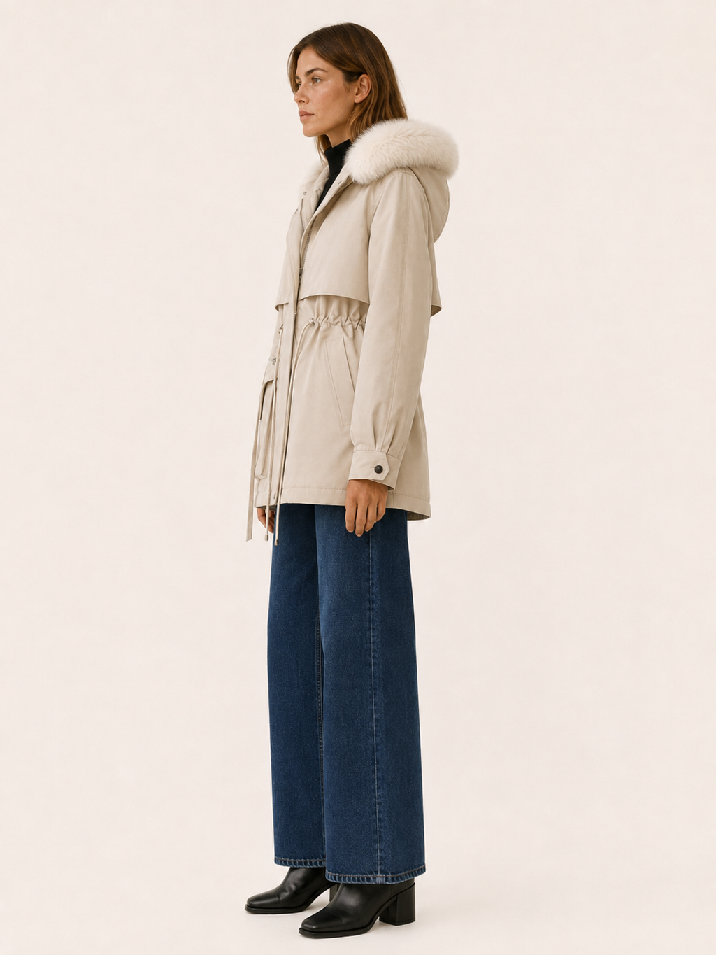 Women's Hooded Parka Jacket