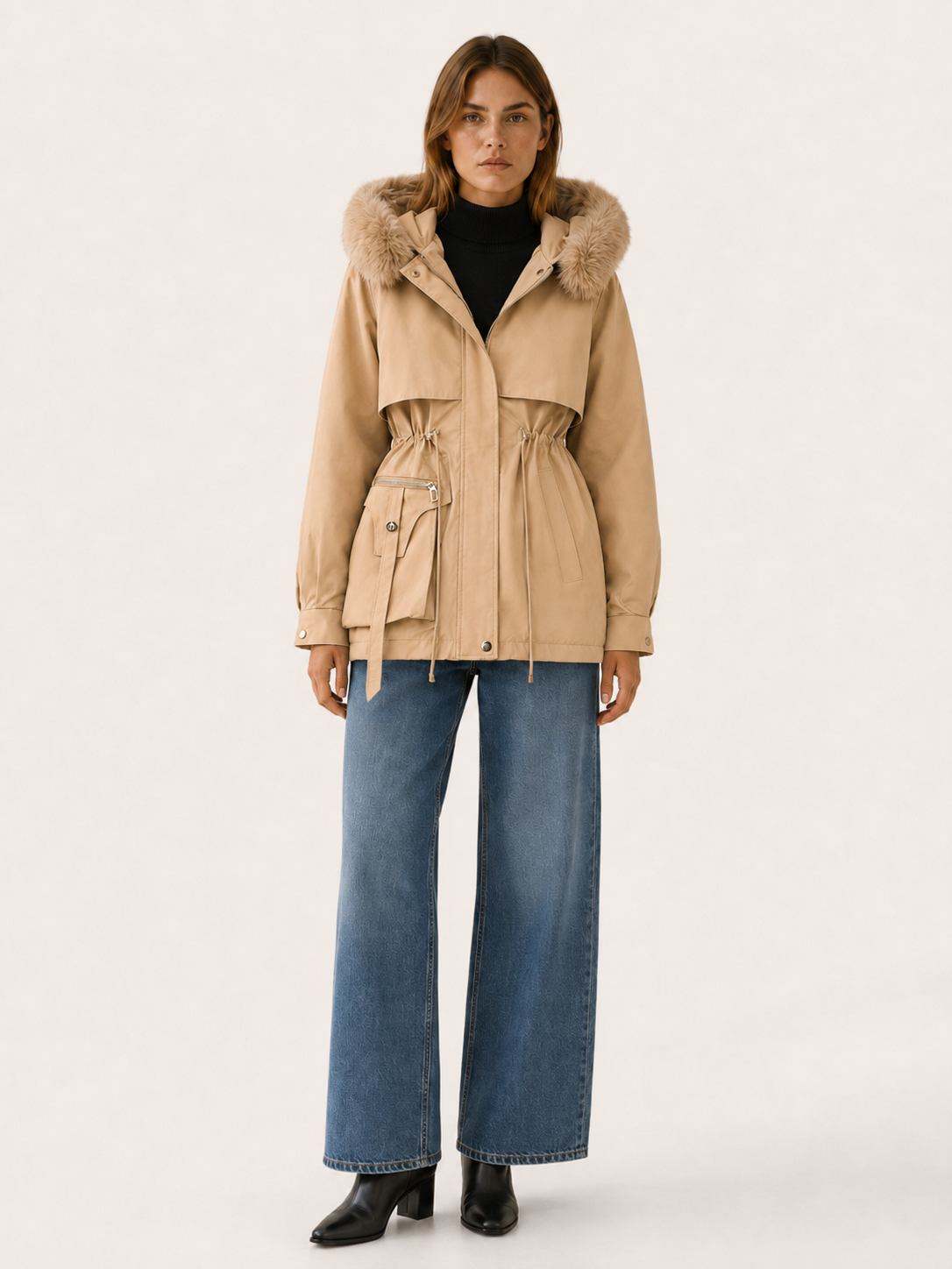 Women's Hooded Parka Jacket