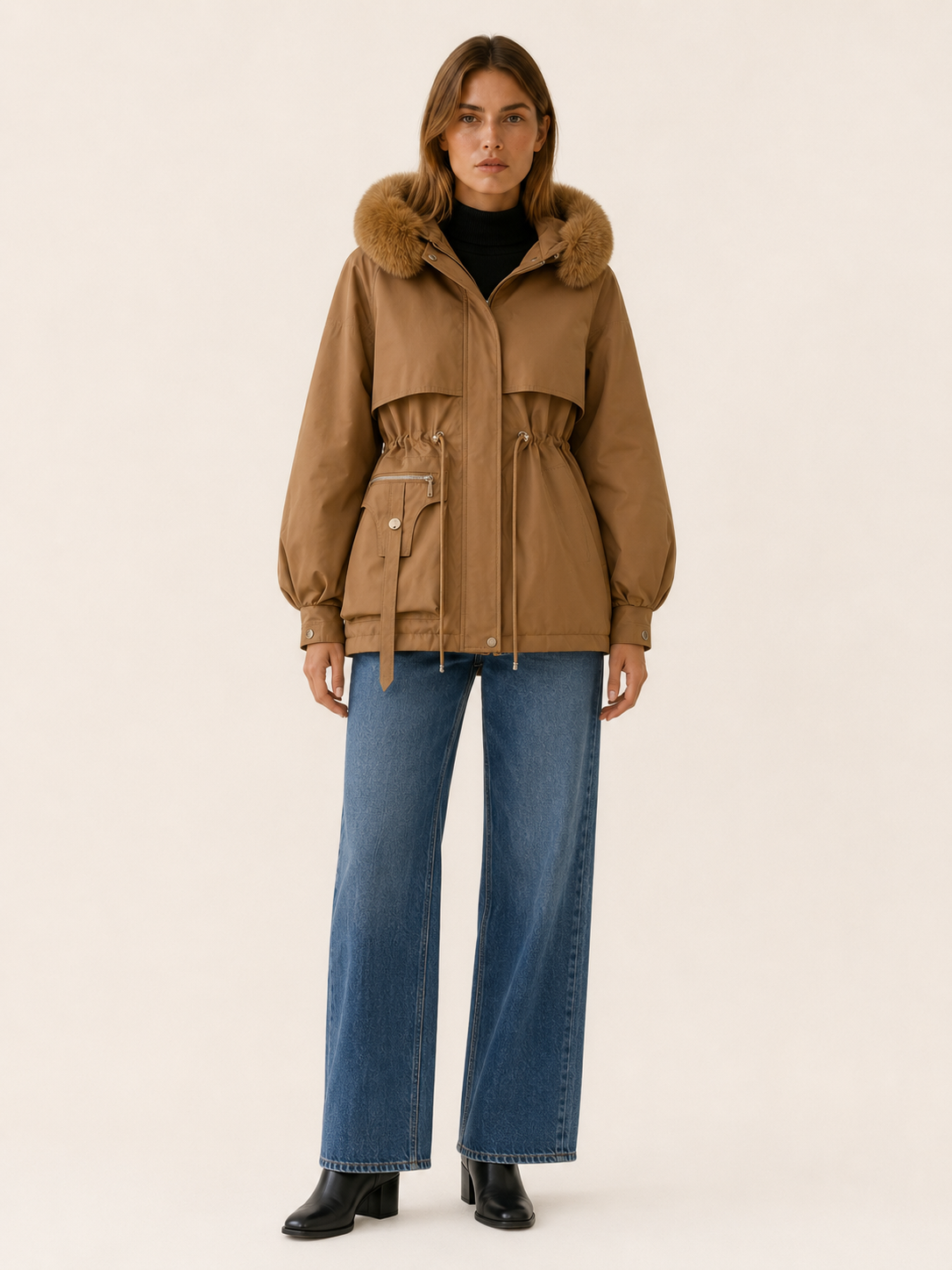 Women's Hooded Parka Jacket