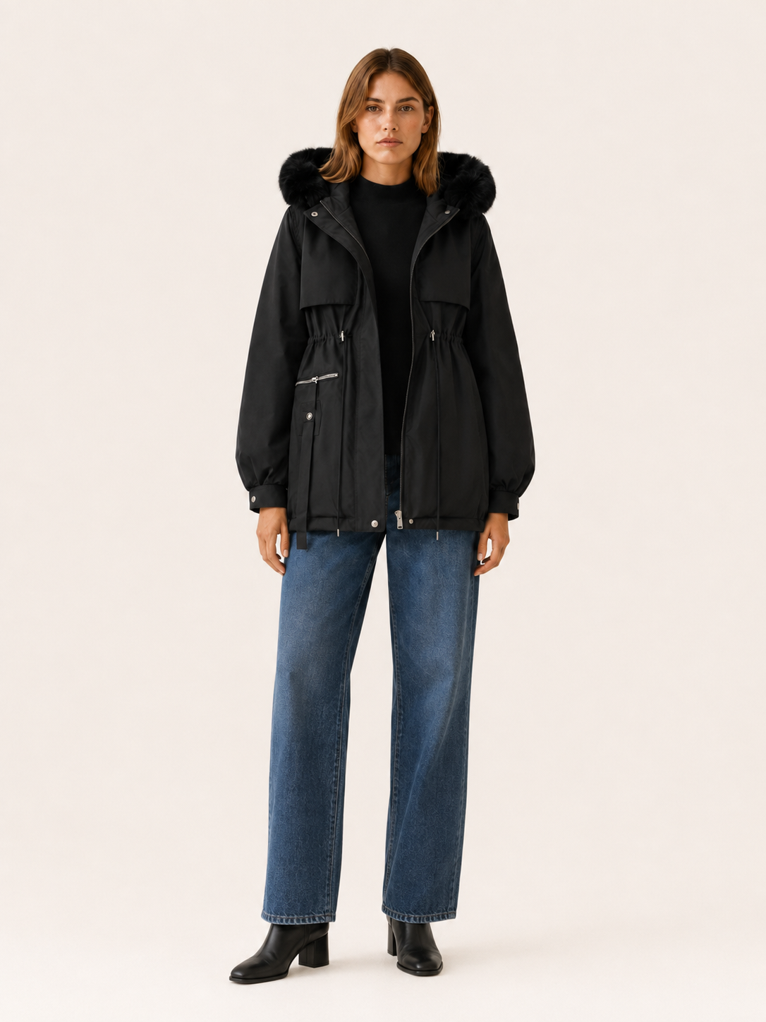 Women's Hooded Parka Jacket
