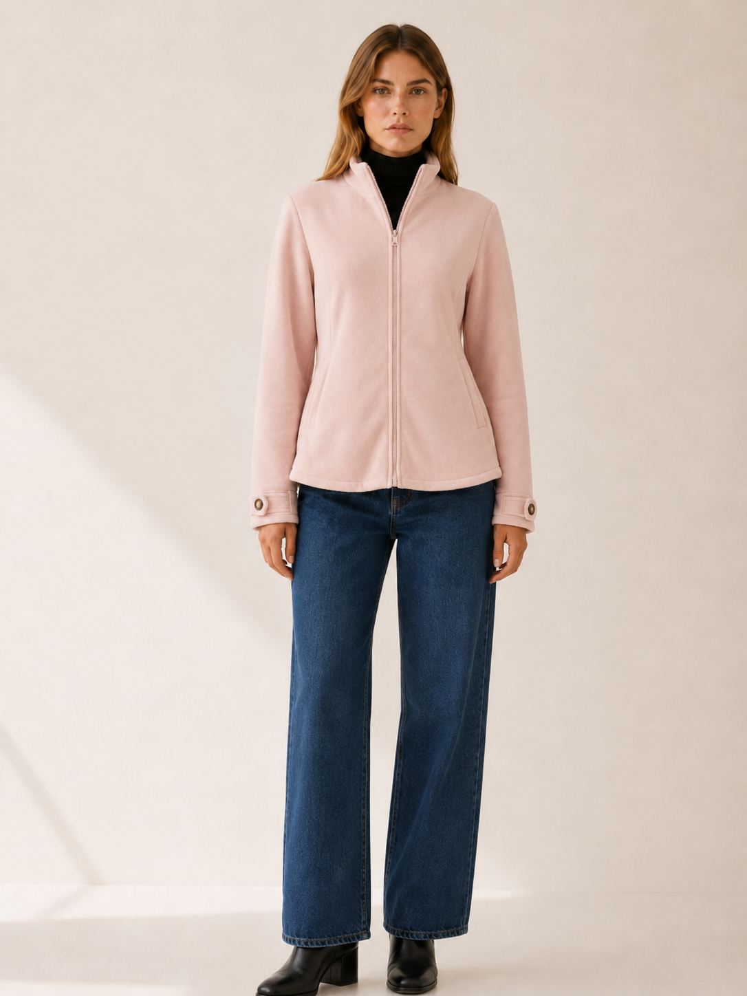 Women's Zip Front Fleece Jacket