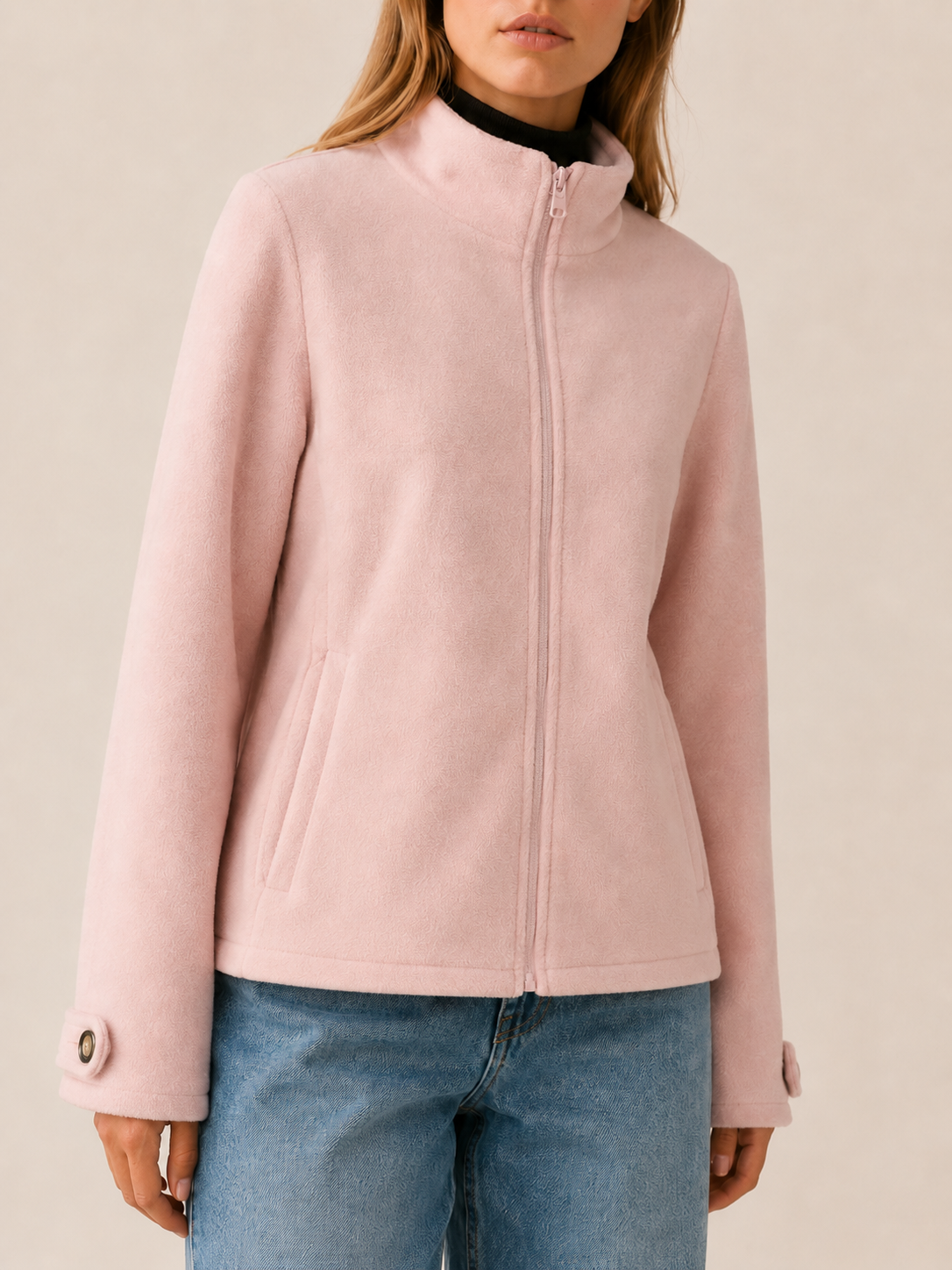 Women's Zip Front Fleece Jacket