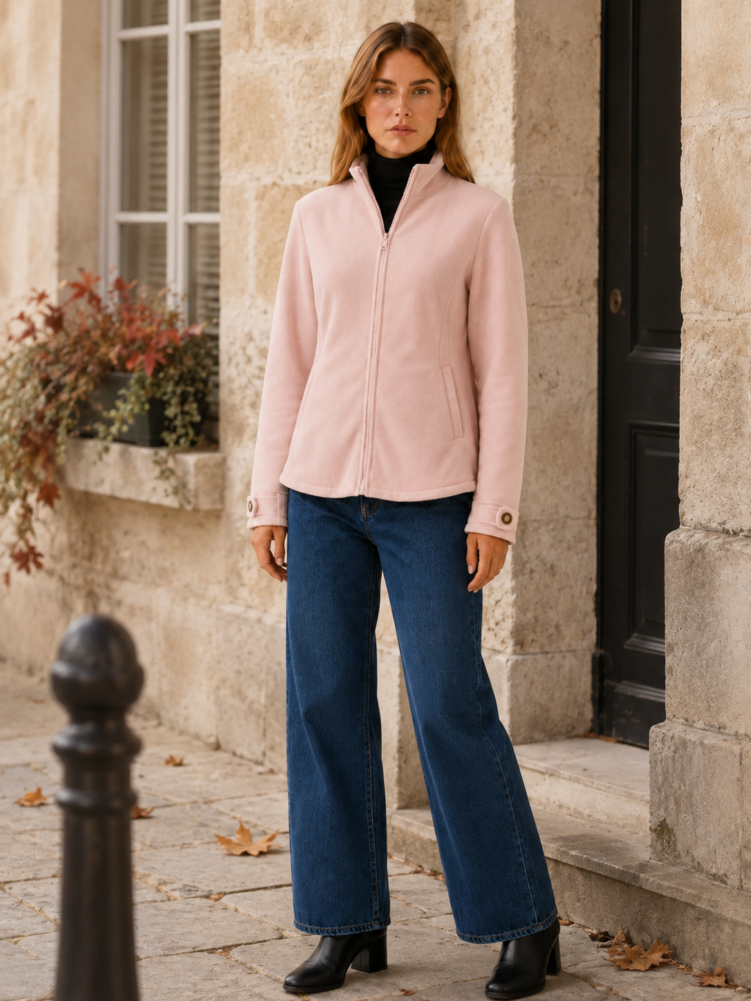 Women's Zip Front Fleece Jacket