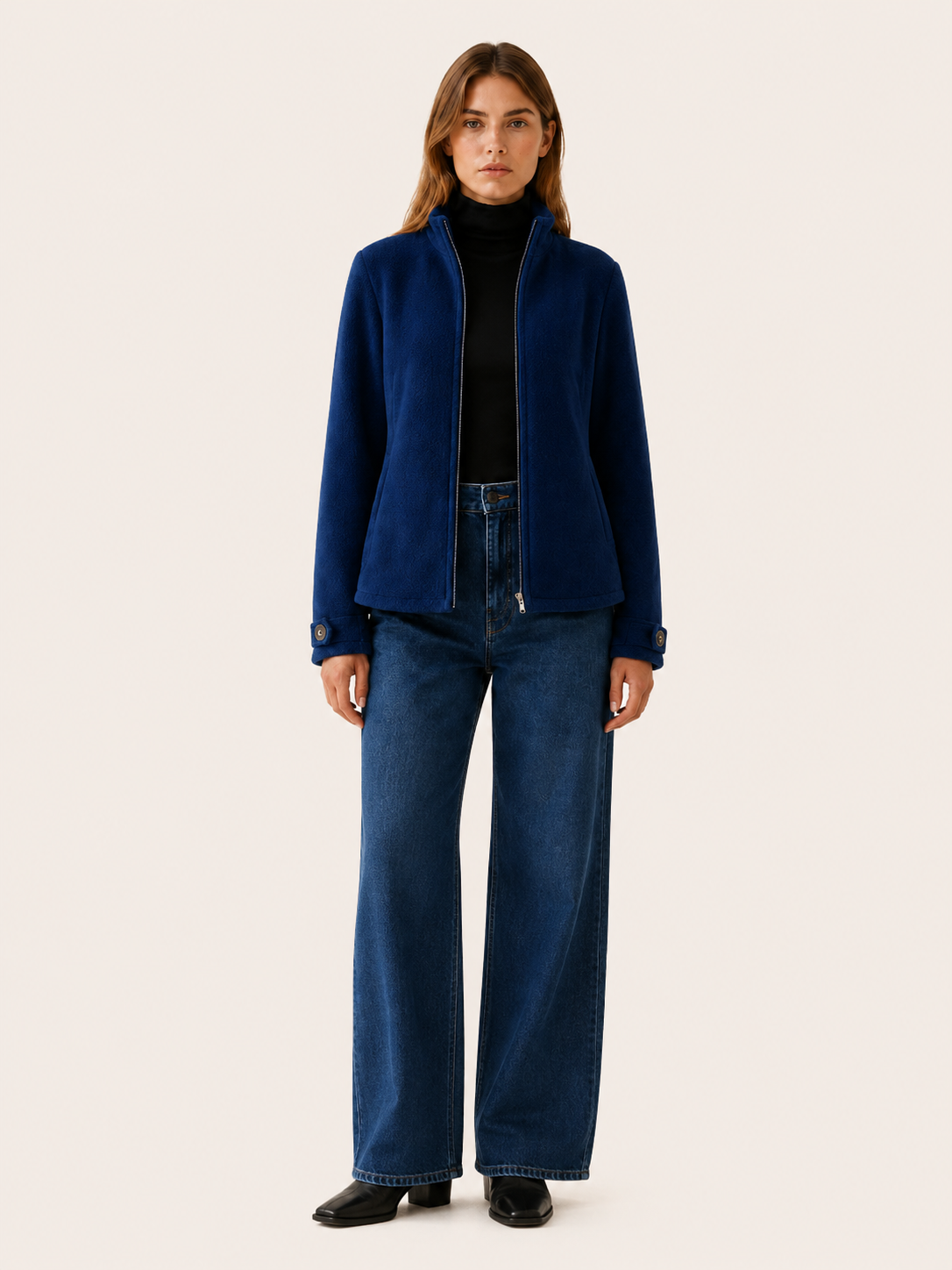 Women's Zip Front Fleece Jacket