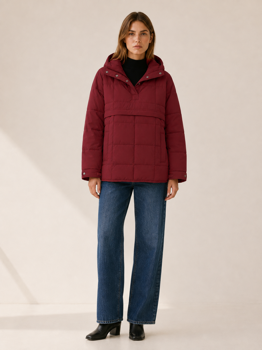 Women's Hooded Quilted Puffer Jacket