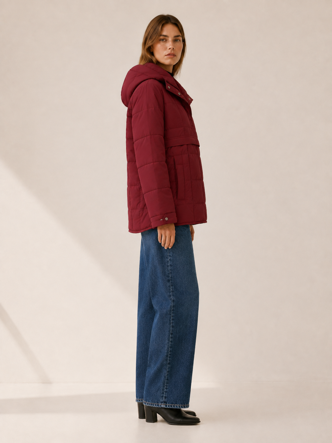 Women's Hooded Quilted Puffer Jacket