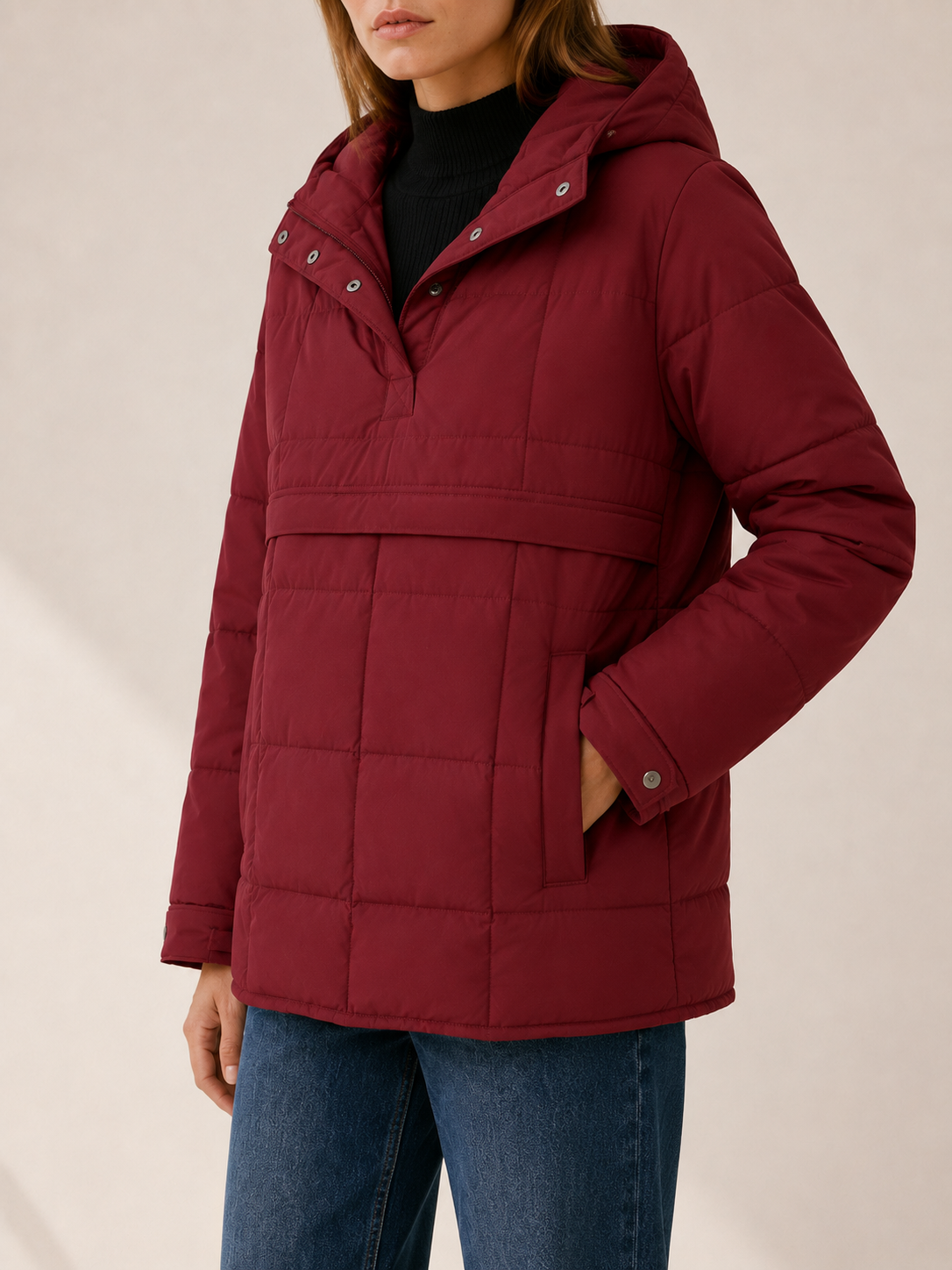 Women's Hooded Quilted Puffer Jacket