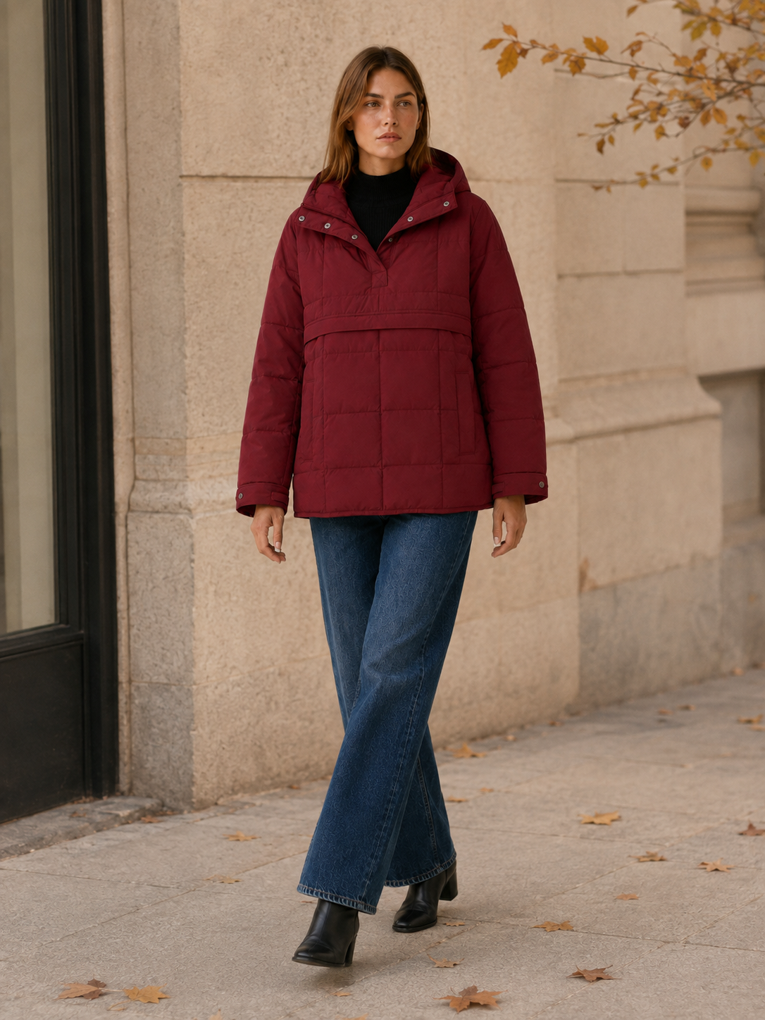 Women's Hooded Quilted Puffer Jacket
