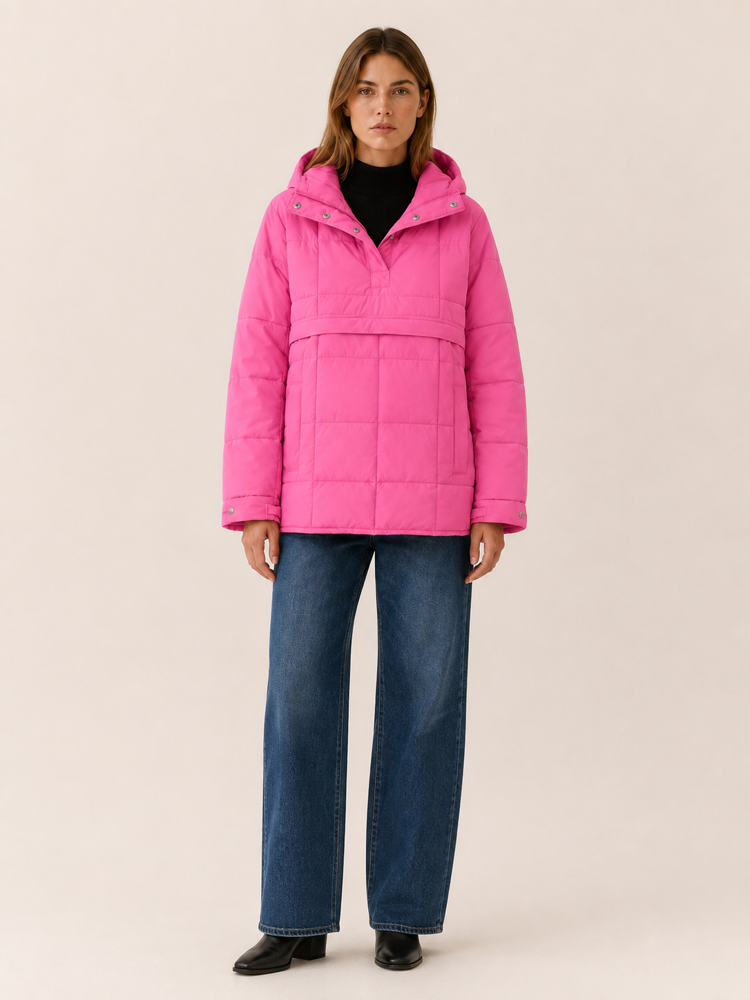 Women's Hooded Quilted Puffer Jacket