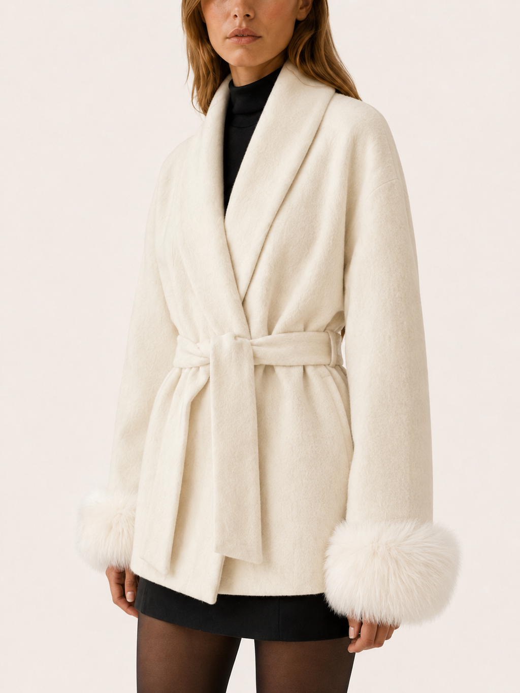Women's Shawl Collar Winter Coat