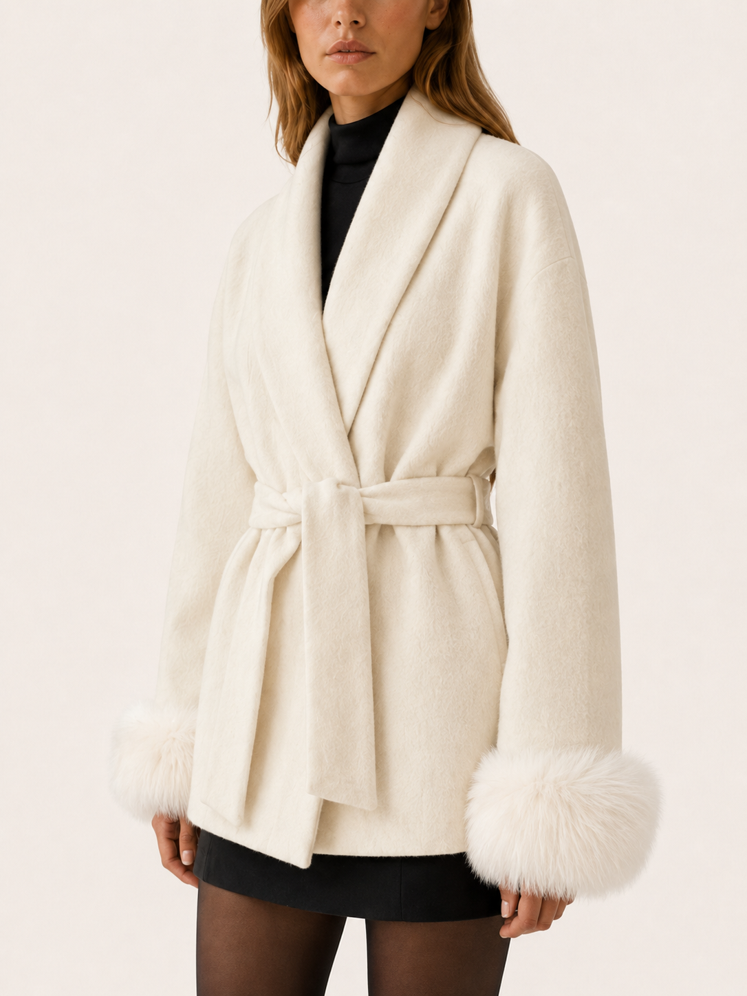 Women's Shawl Collar Winter Coat