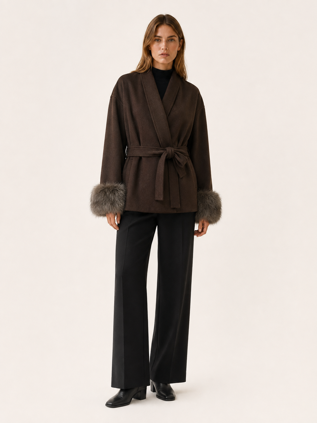 Women's Shawl Collar Winter Coat